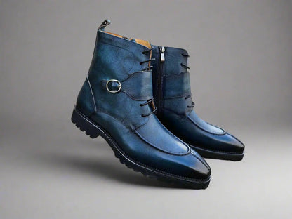 Carrucci Rugged Split Toe Lace-up Boot