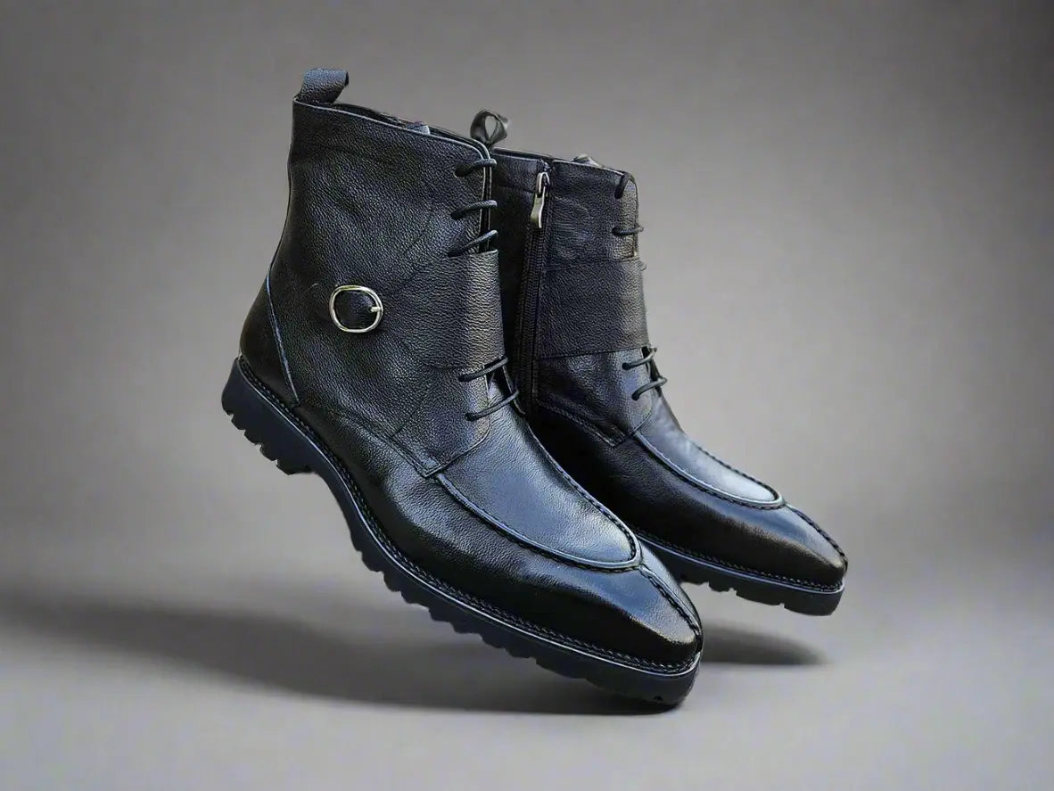 Carrucci Rugged Split Toe Lace-up Boot