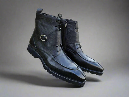Carrucci Rugged Split Toe Lace-up Boot