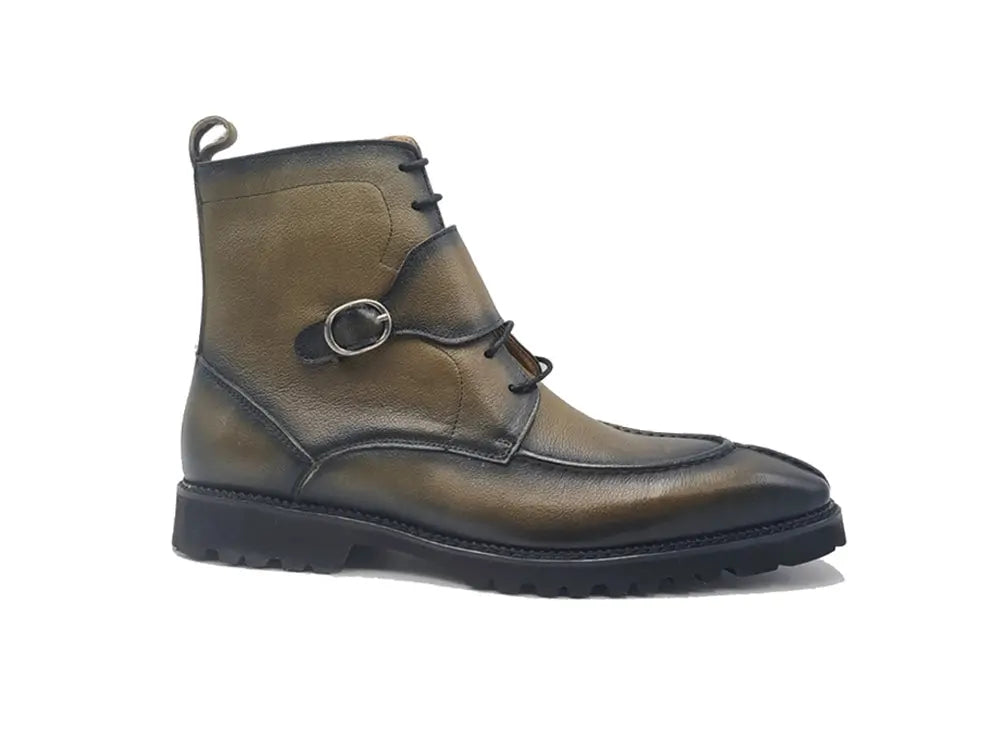 Carrucci Rugged Split Toe Lace-up Boot