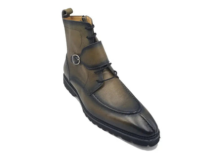 Carrucci Rugged Split Toe Lace-up Boot