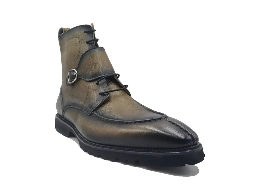 Carrucci Rugged Split Toe Lace-up Boot