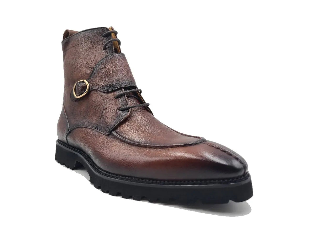 Carrucci Rugged Split Toe Lace-up Boot
