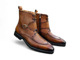 Carrucci Rugged Split Toe Lace-up Boot