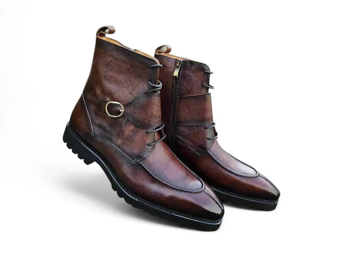 Carrucci Rugged Split Toe Lace-up Boot