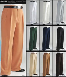 long rise big leg slacks Men's Fashion Wide Leg Pant  unhemmed unfinished bottom
