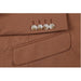 Mens Basic Two Button Slim Fit Suit in Rust