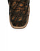 Los Altos Men's Rustic Cognac Pirarucu Wide Square Toe Boots