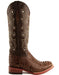 Men's Ferrini Caiman Crocodile Print Boots Handcrafted Rust