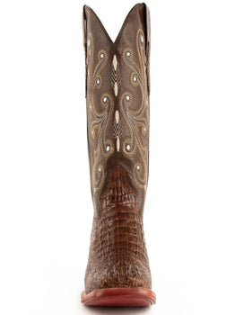Men's Genuine Exotic Animal Skin Ferrini Hornback Crocodile Card Holder by Ferrini USA - Image 5