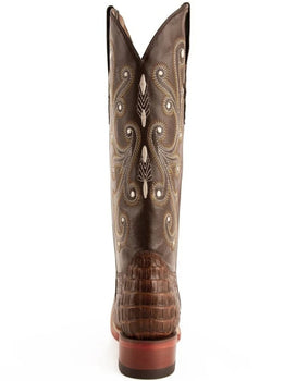 Men's Genuine Exotic Animal Skin Ferrini Hornback Crocodile Card Holder by Ferrini USA - Image 2
