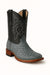 Men's Los Altos Ostrich Skin Wide Square Toe Boots - Rustic Blue