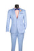 Mens Tone-on-Tone Paisley Slim Fit 2-Piece Formal Suit