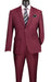 Men's Slim Fit 2 Piece Single Breasted 2 Button Design Blue
