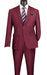 Men's Slim Fit 2 Piece Single Breasted 2 Button Design Blue