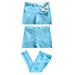 Cotton Suit - Summer Stretch Fabric - Mens Cotton-Stretch Fashion Suit Sky S9010