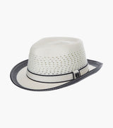 TYRONE FEDORA Poly Braided Pinch Front Hat