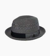 ASHER FEDORA Paper Braided Pinch Front Hat