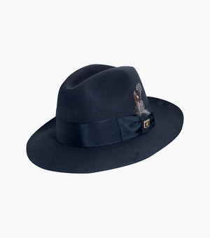 AUGUST FEDORA Wool Felt Pinch Front Hat