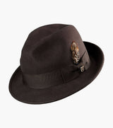ARI FEDORA Wool Felt Pinch Front Hat