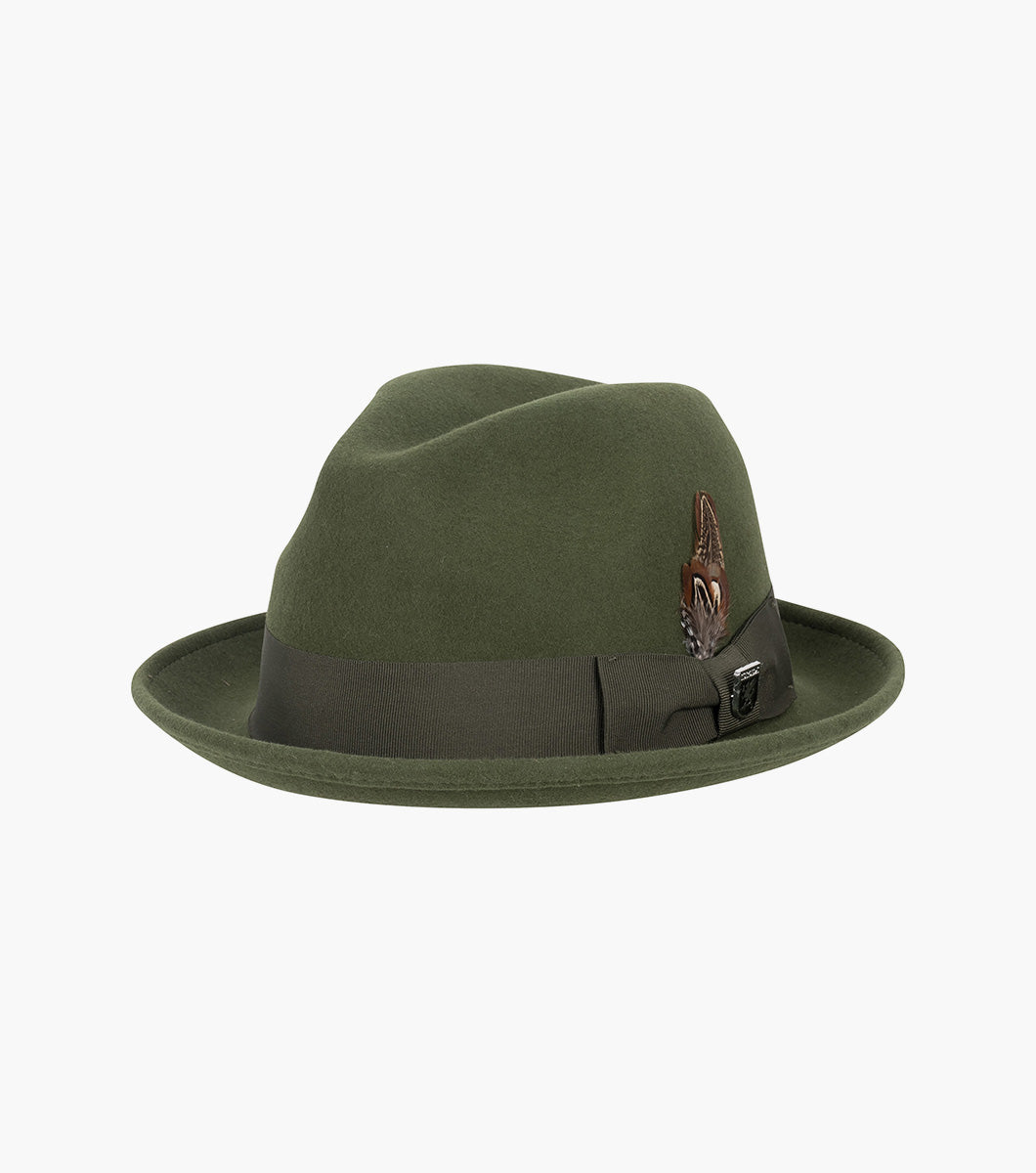 ARI FEDORA Wool Felt Pinch Front Hat
