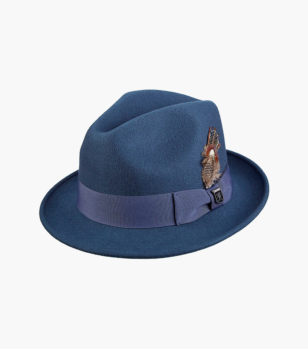 ARI FEDORA Wool Felt Pinch Front Hat
