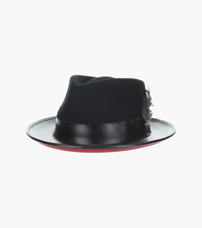 PROVO FEDORA Wool Felt Pinch Front Hat