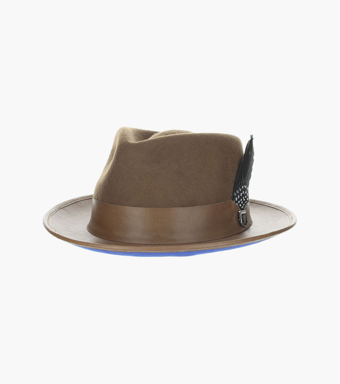 PROVO FEDORA Wool Felt Pinch Front Hat