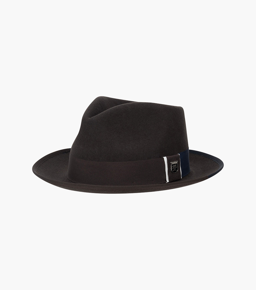 ALPHA FEDORA Wool Felt Pinch Front Hat
