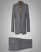 Renoir Clothing - Renoir Suit - Renoir Fashion - Super 140s Wool Two Button Slim Fit Dark Grey  Renoir Suit