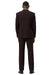 Men's Stacy Adams One Button Peak Lapel Vested Sharkskin Suit in Burgundy