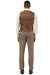 Men's Designer Stacy Adams Vested Glen Plaid Suit in Brown