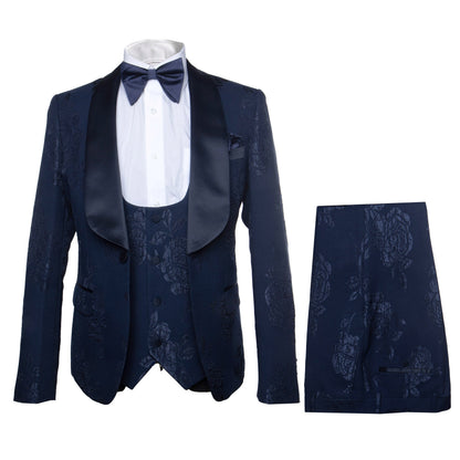 Rossi Man 3 Piece Smoking Tuxedo Suit RM1252 – Elegant Formal Wear