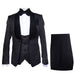 Rossi Man RM1446 – Classic 3-Piece Smoking Style Tuxedo Suit for Men