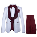 Rossi Man RM1480 – Men's 3-Piece Smoking Style Tuxedo Suit for Formal