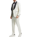 Stacy Adams - Ivory 3 Piece Hybrid Fit Tuxedo Satin Shawl Lapel