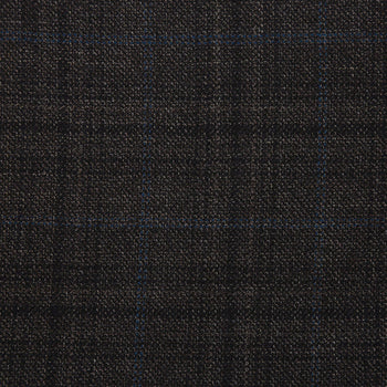 Saco vaquero - Western Sport Coat - Western Blazer - Mens Two Button Classic Fit Wool Sport Coat Blazer In Dark Brown Windowpane Plaid