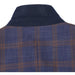 Saco vaquero - Western Sport Coat - Western Blazer - Mens Slim Fit Two Button Sport Coat Blazer In Navy Blue & Gold Windowpane Plaid