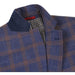 Saco vaquero - Western Sport Coat - Western Blazer - Mens Slim Fit Two Button Sport Coat Blazer In Navy Blue & Gold Windowpane Plaid