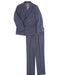 Boys Double Breasted Gangster Pinstripe Suit in Navy