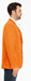 Mens Two Button Peak Label Summer Linen Blazer in Orange