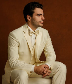 Mens Vested 2 Button Classic Tuxedo in Iory