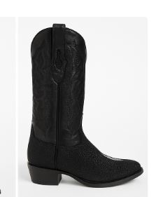  Black Cowboy Botas De Mantarraya 