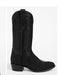 Los Altos Boots Single Stone Stingray R-Toe Black Cowboy Botas De Mantarraya - Mantarraya Boots