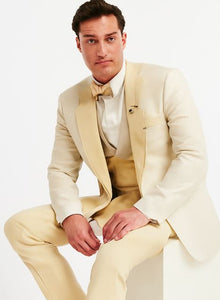 Mens Cream Suit 