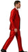 Red Shiny Suit for Every Occasion