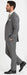 Three Button Suit - Classic Fit Pleated Pants - Mens Three Button Classic Fit Light Grey Vested Suit