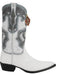 Men's King Exotic Boots Genuine Python 3x Toe White