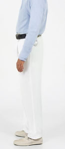 White Single Pleat Dress Pants