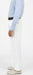 Men'S White Single Pleat Dress Pants Unhemmed Unfinished Bottom